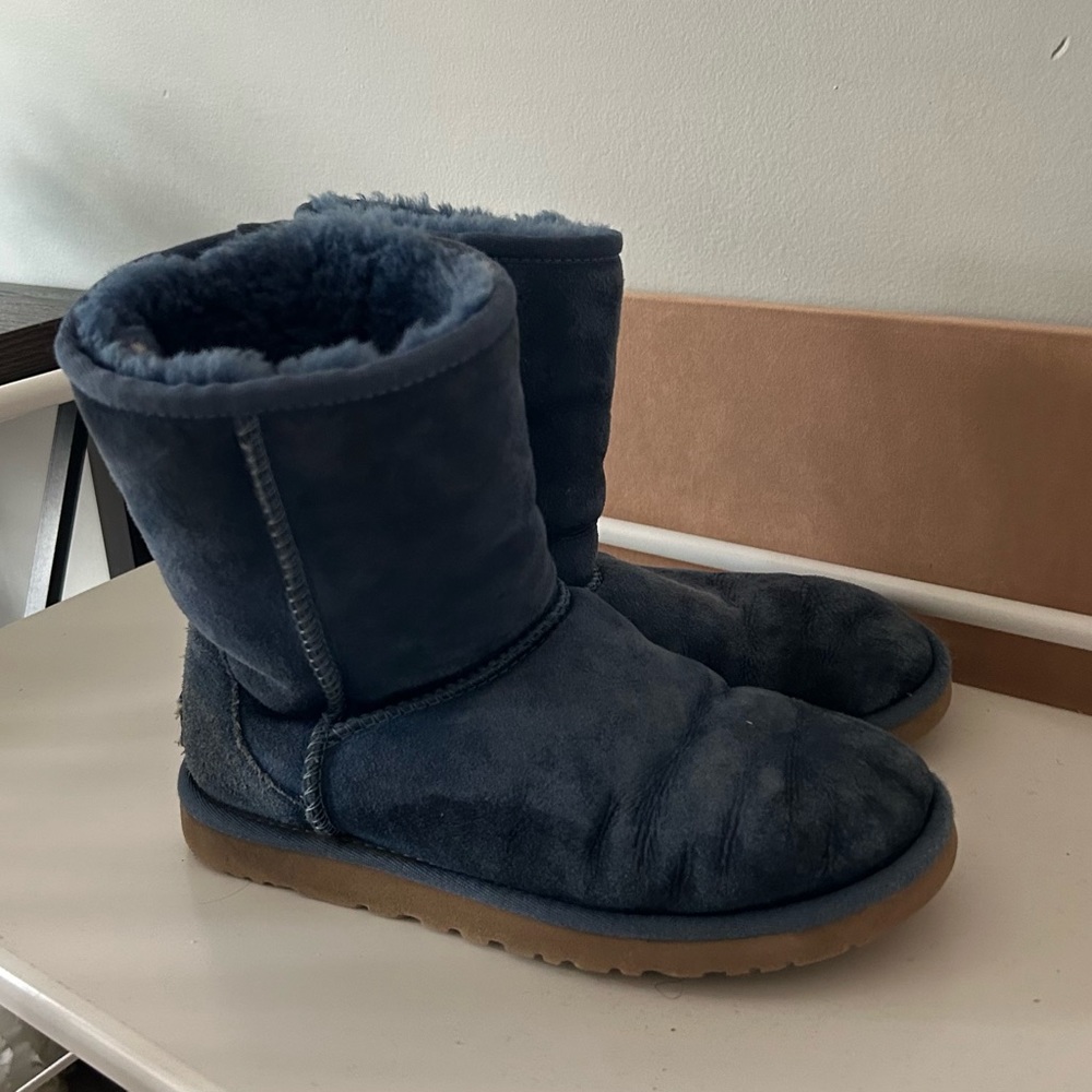Girls blue ugg boots